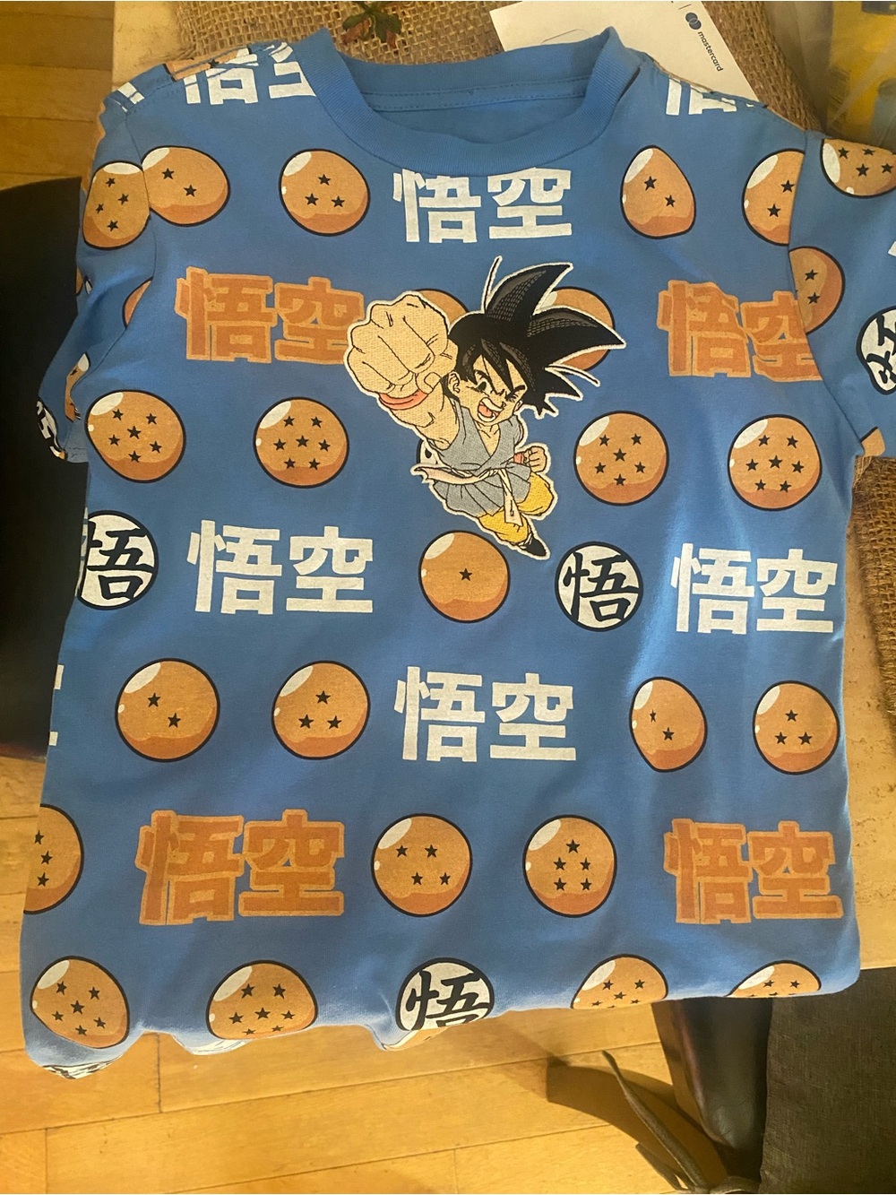 Blue Dragon Ball Graphic Kids Short Sleeve Tee